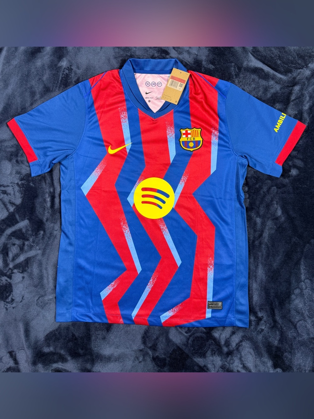 FC Barcelona Men’s forth Jersey # NWT # Slim Fit